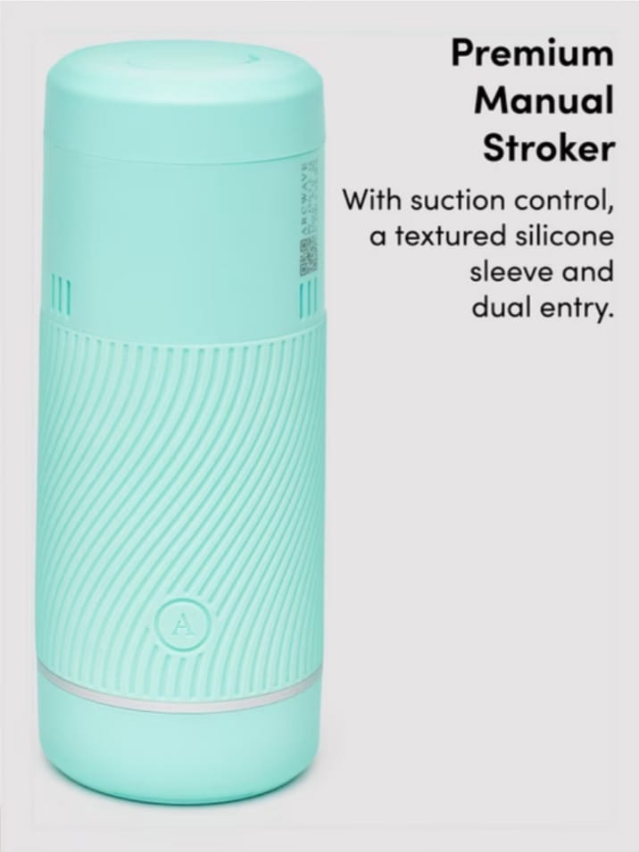 Arcwave Pow Silicone Dual-Entrance Suction Control Mate Masturbator